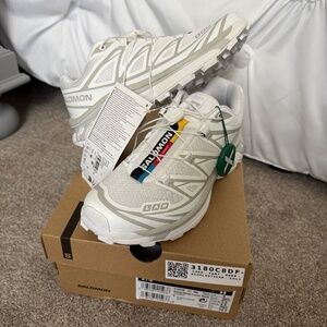 NEW SALOMON XT-6 WHITE LUNAR ROCK SZ w5.5